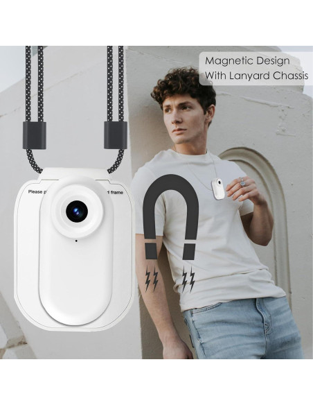 Cámara Mini ZOMFOM T200 1080P Portátil con Collar para Perro