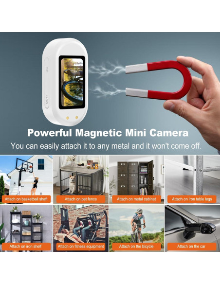 Cámara Mini ZOMFOM T200 1080P Portátil con Collar para Perro