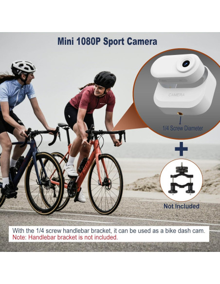 Cámara Mini ZOMFOM T200 1080P Portátil con Collar para Perro