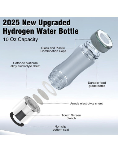 Generador de Agua de Hidrógeno IJEUH QSB-01 300ml Portátil