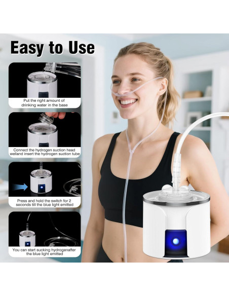 Generador de Agua de Hidrógeno IJEUH QSB-01 300ml Portátil