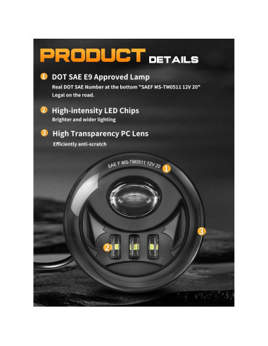 Luces de Niebla LED VI9000 para Tacoma 2005-2011 y más