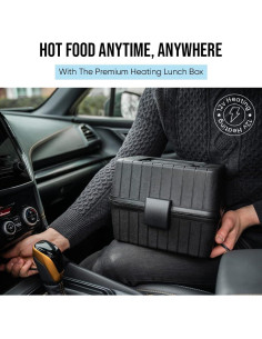 Caja de Almuerzo Calentadora ZONETECH 2L Aislada 12V 2