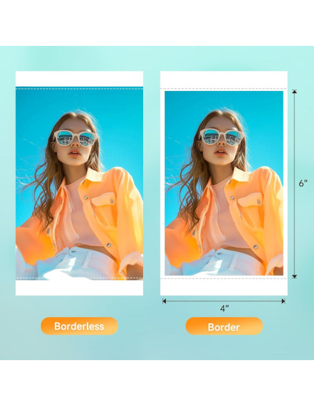 Impresora de Fotos HPRT CP4100 Blanca + 108 Hojas 10x15 cm