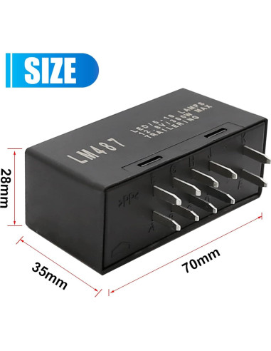 Relé Intermitente LED VIKKSAER para Chevy GMC Cadillac 2003-2007