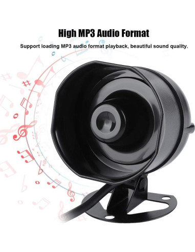 Altavoz Electrónico Mugast con Alarma 115dB IP65 10W