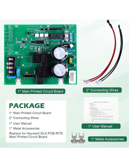Placa de Circuito Impreso GLX-PCB-RITE para Generadores Hayward
