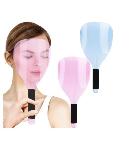 Escudo Facial AUEAR para Barbería 2 Paquetes Rosa y Azul