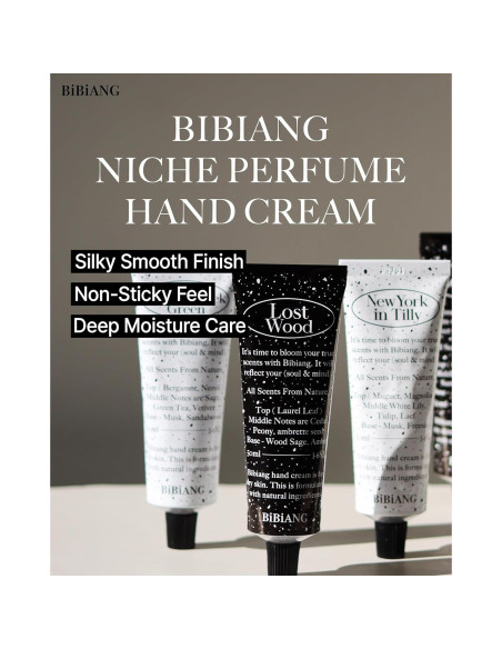 Crema de Manos Tilly BiBiANG Nueva York 47.6g Hidratante Floral