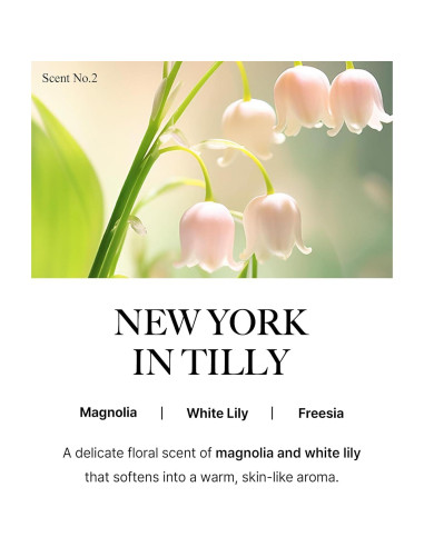 Crema de Manos Tilly BiBiANG Nueva York 47.6g Hidratante Floral