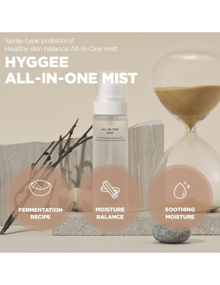 Mist Hidratante Todo en Uno Hyggee 100 ml - Probioticos y Savia de Abedul