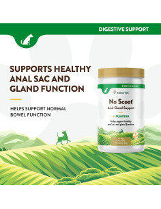 NaturVet No Scoot para Perros 153g - Salud Intestinal y Anales 2