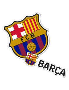 Calcomanía Vinilo FC Barcelona Cactus del Desierto 13.34x25.4cm