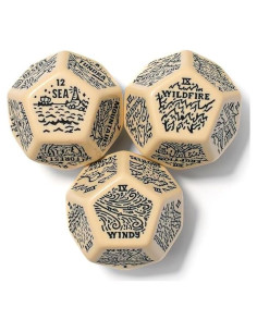 Juego de Dados Generador de Clima y Geografía Q Workshop - 3 D12 Jumbo