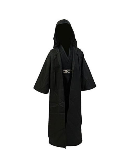 Disfraz de Jedi para Niños Capa Túnica Negra Completo