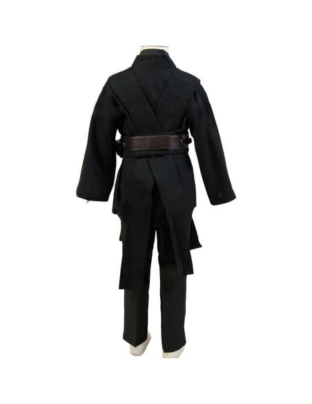 Disfraz de Jedi para Niños Capa Túnica Negra Completo