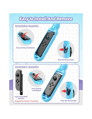 Accesorios de Espada MENEEA para Nintendo Switch 2/1/OLED