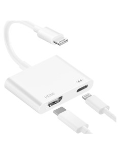 Adaptador Lightning a HDMI 1080P MFi esbeecables para iPhone/iPad