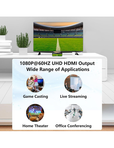 Adaptador Lightning a HDMI 1080P MFi esbeecables para iPhone/iPad