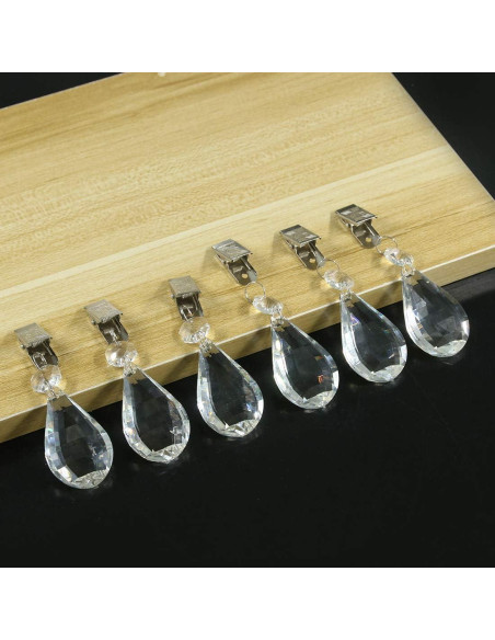 Juego de Pesas para Manteles Glarks, 10 Piezas de Cristal Lira