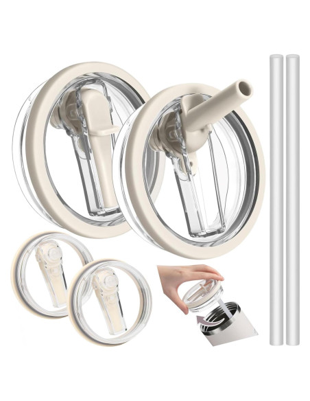 Paquete de 2 Tapas Reemplazo Stanley 40 Oz a Prueba de Fugas