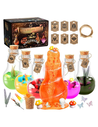 Bombas de Baño Mágicas Y-FABKKI - Paquete de 6 con Juguetes
