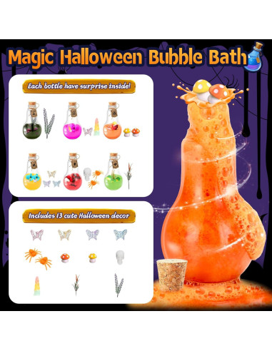 Bombas de Baño Mágicas Y-FABKKI - Paquete de 6 con Juguetes