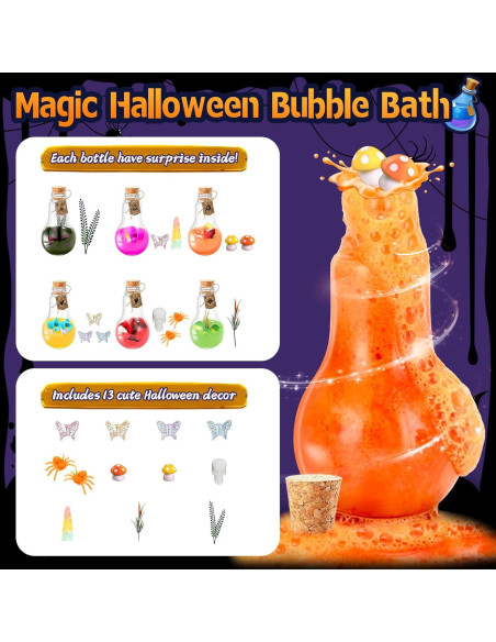 Bombas de Baño Mágicas Y-FABKKI - Paquete de 6 con Juguetes