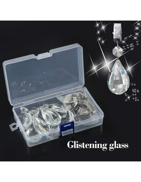 Juego de Pesas para Manteles Glarks, 10 Piezas de Cristal Lira