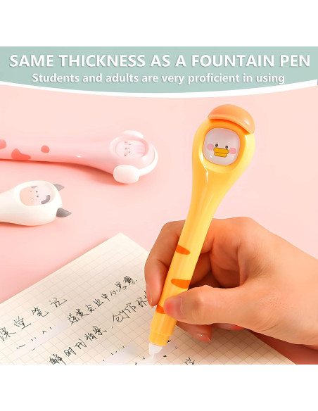 Cinta Correctora BITOSEE Blanca Kawaii 3 Piezas 1 cm x 121.9 m