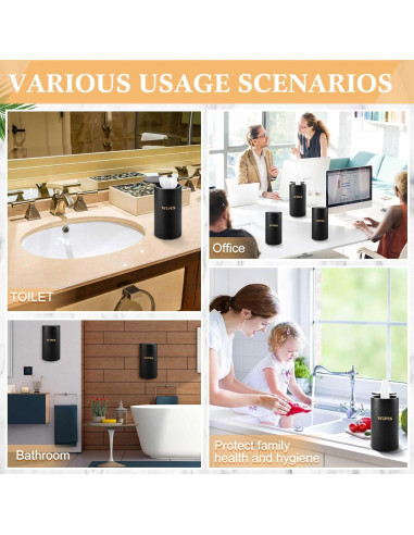 Dispensador de Toallitas Húmedas Recargable Bambú Negro