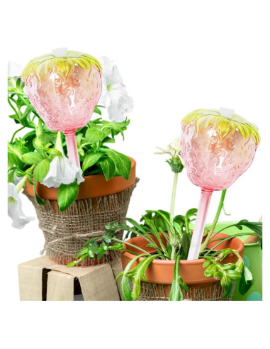 Esferas de Riego de Vidrio SunGardery 2pcs Autorriego 24.8cm