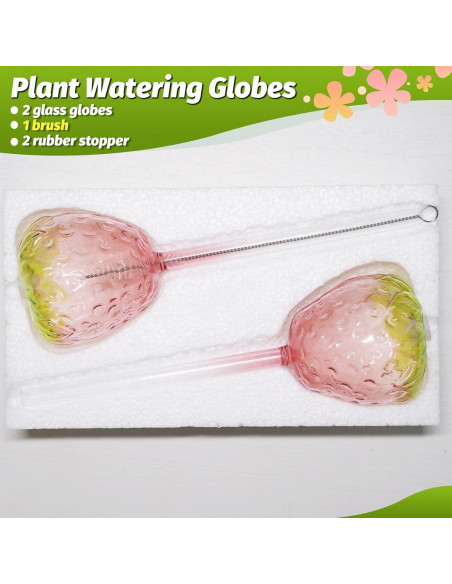 Esferas de Riego de Vidrio SunGardery 2pcs Autorriego 24.8cm