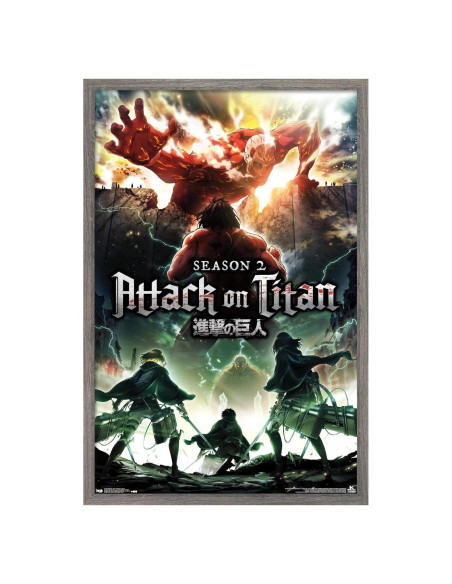 Póster Enmarcado Trends International Ataque a los Titanes 37.4x56.8cm