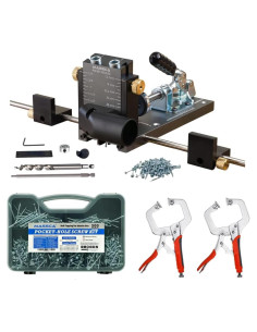 Plantilla de Agujeros Massca M2 PRO con 500 Tornillos y 2 Abrazaderas 28 cm