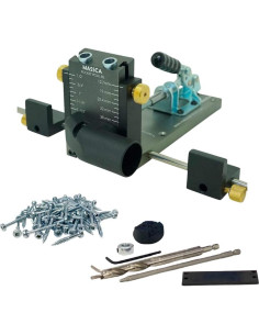 Plantilla de Agujeros Massca M2 PRO con 500 Tornillos y 2 Abrazaderas 28 cm 2