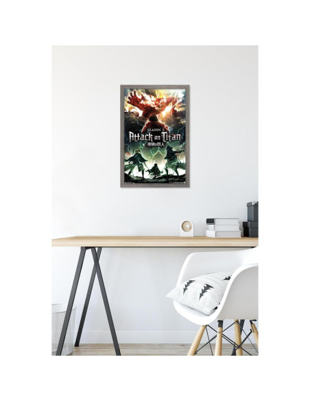 Póster Enmarcado Trends International Ataque a los Titanes 37.4x56.8cm