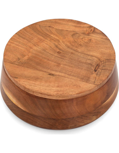 Cesta Calentadora de Tortillas de Madera El Gran Bazar Indio 22.9 cm