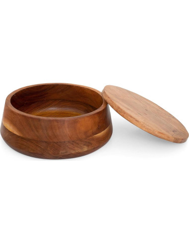 Cesta Calentadora de Tortillas de Madera El Gran Bazar Indio 22.9 cm