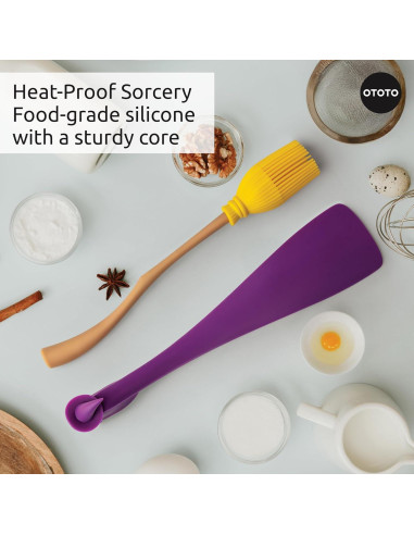 Brocha y Espátula de Silicona OTOTO Witchin - Regalo Halloween