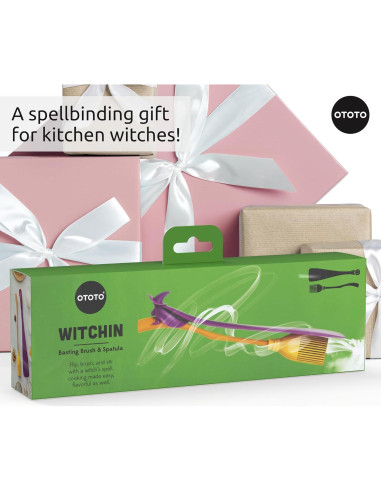 Brocha y Espátula de Silicona OTOTO Witchin - Regalo Halloween