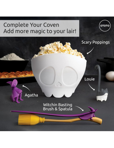 Brocha y Espátula de Silicona OTOTO Witchin - Regalo Halloween