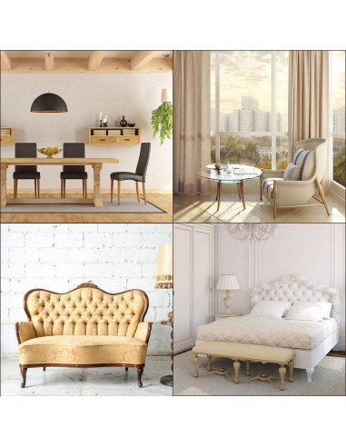 Pads de Fieltro Autoadhesivos uxcell 12.7x12.7cm 8Pcs Marrón