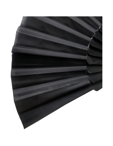 Abanicos Plegables Bwerfuet 2 Piezas Estilo Chino Negro