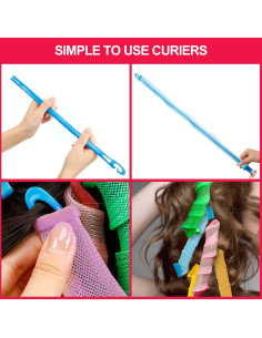 31 Piezas Rulos para Cabello Sin Calor - Kit Estilo Rizos 2