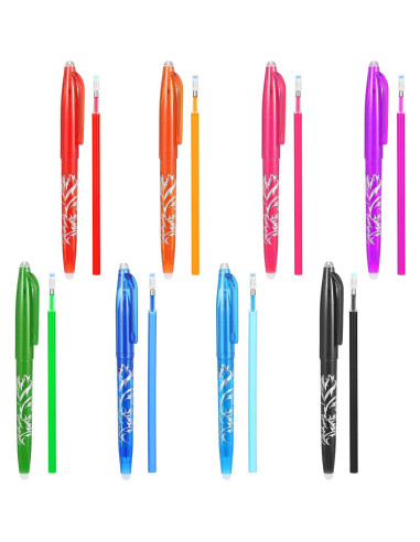 8 Bolígrafos Borrables por Calor para Tela Hpmjz - Precisión