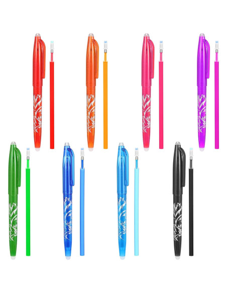 8 Bolígrafos Borrables por Calor para Tela Hpmjz - Precisión