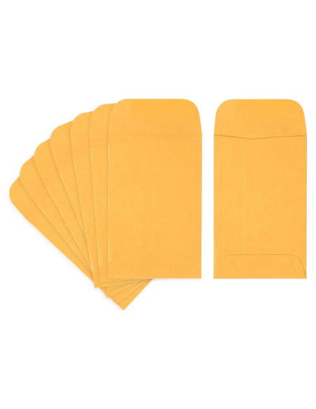 Sobres para Monedas ValBox 100 pcs Kraft 5.72x8.89 cm