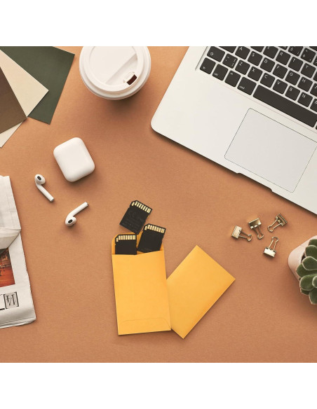 Sobres para Monedas ValBox 100 pcs Kraft 5.72x8.89 cm