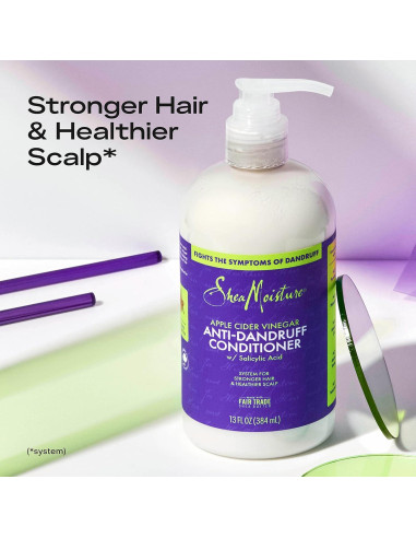 Acondicionador Anti-Caspa SheaMoisture 368.5g Vinagre de Sidra